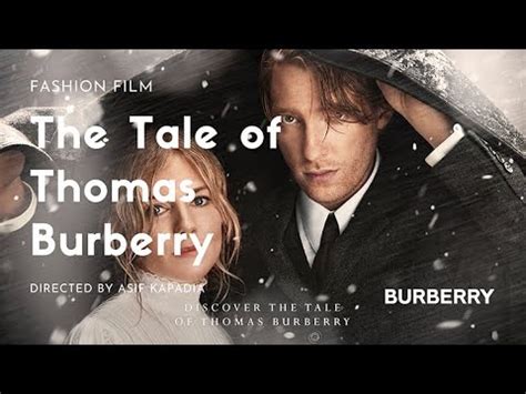 thomas burberry fashion film.